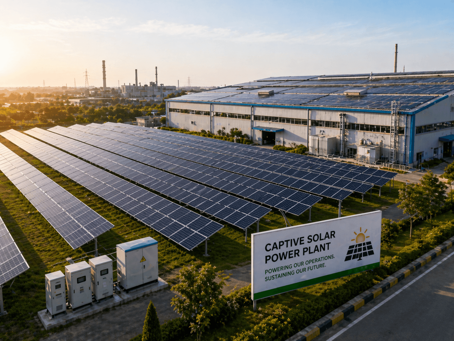 Captive Solar Plant: Cut Grid Use for Business