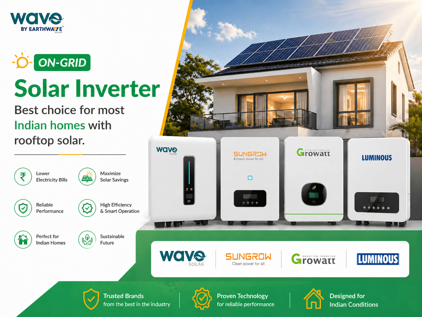 Best Solar Inverter for Home India: Load & Backup