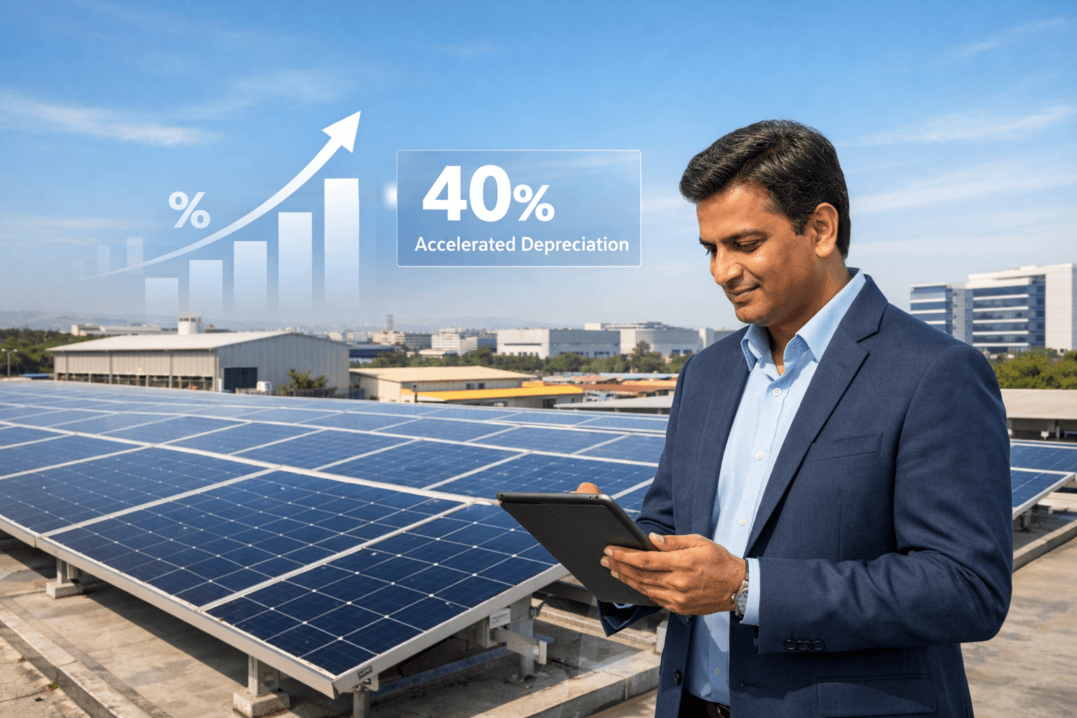 How Indian Businesses Save Tax with Solar Power