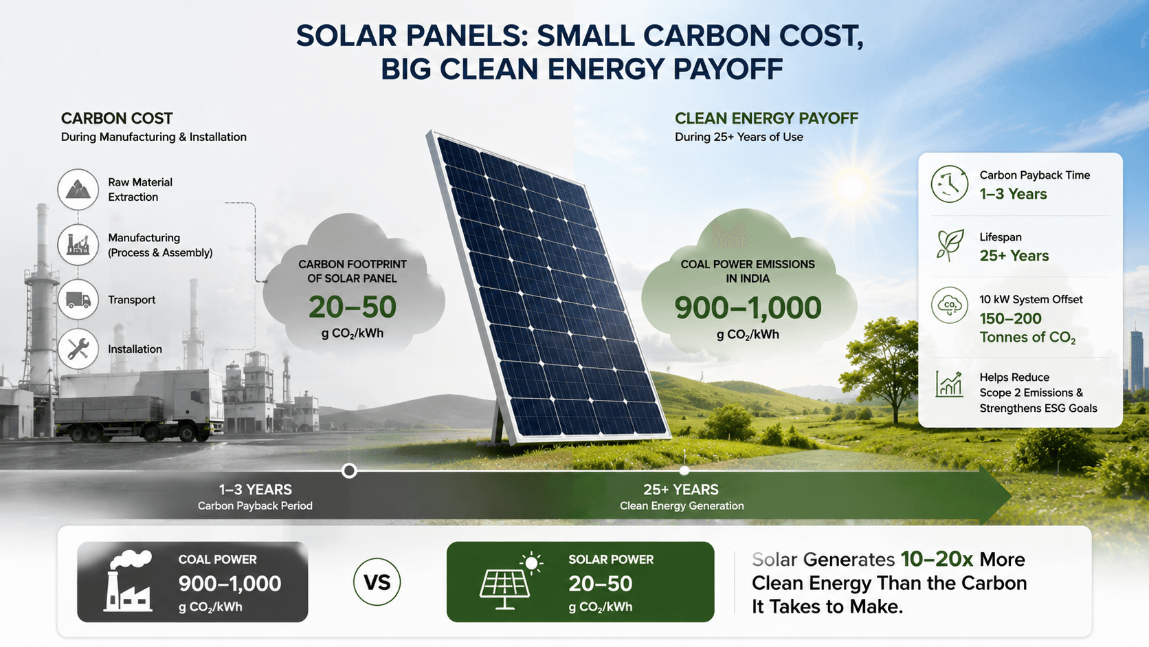 Solar Panel Carbon Footprint: How Much Does It Offset?